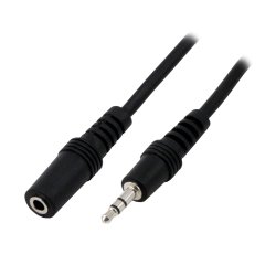 MCL MC711-2M câble audio 3,5mm Noir