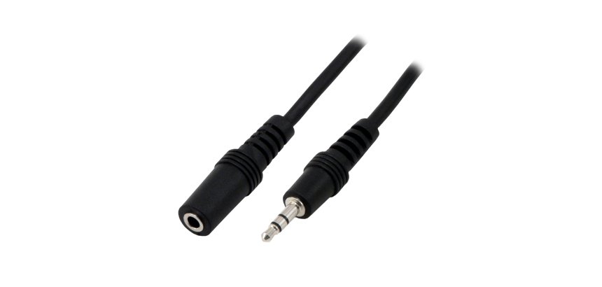 MCL MC711-2M câble audio 3,5mm Noir
