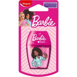 Taille-crayon Barbie, en plastique, rose