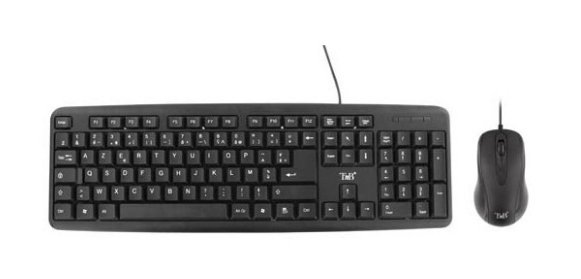 Clavier + souris t'nb streamline combo souris       filaire + clavier compatible  pc/mac  coloris noir