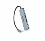 DICOTA D32060 hub & concentrateur USB Type-C Argent