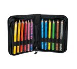 Koh-I-Noor OBLO Soft pencil case Textile Black