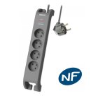 MCL SPN3140A/19 multiprise 2 m 4 sortie(s) CA Intérieure Gris