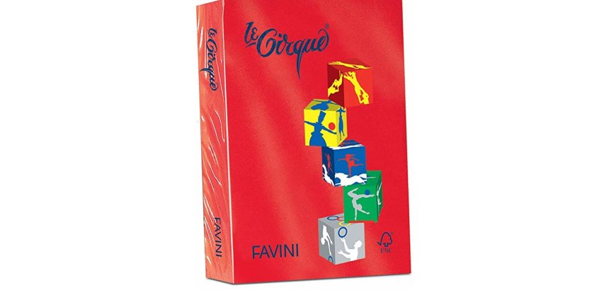 Favini Le Cirque carta inkjet A3 (297x420 mm) 500 fogli Rosso