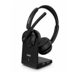 Urban Factory MOVEE MAX Auriculares Inalámbrico Diadema Juego USB tipo A Bluetooth Base de carga Negro