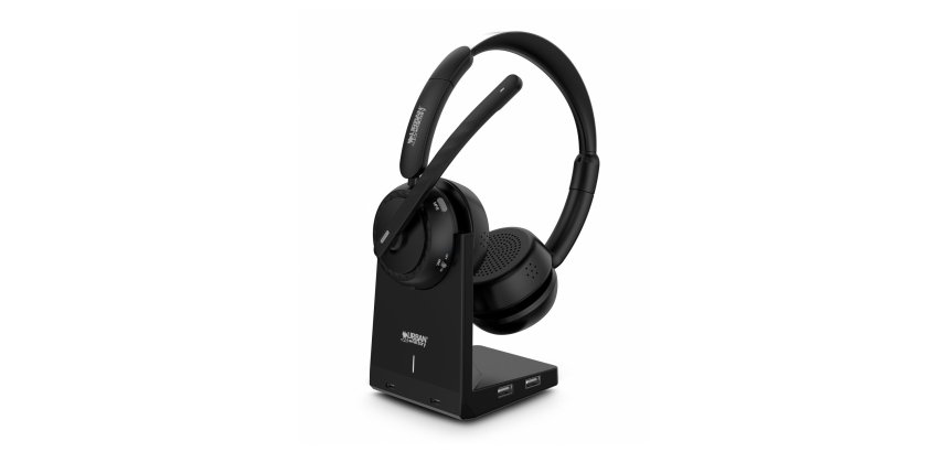 Casque PC Urban Factory sans fil Movee Max Bluetooth avec réduction active du bruit Noir