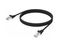 Vision TC 1MCAT6A/BL câble de réseau Noir 1 m Cat6a U/UTP (UTP) Rond