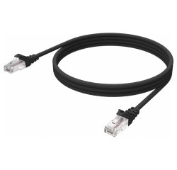 Vision TC 1MCAT6A/BL câble de réseau Noir 1 m Cat6a U/UTP (UTP)