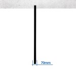 B-Tech BT8325 139,7 cm (55") Piso Negro