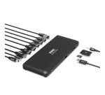 Port Designs 901910W-EU station d'accueil Avec fil USB 3.2 Gen 2 (3.1 Gen 2) Type-C Noir