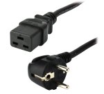 MCL Power Cable Black 3.0m Noir 3 m Prise d'alimentation type E Coupleur C19