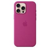 Apple Coque en silicone avec MagSafe pour iPhone 16 Pro Max - Fuchsia