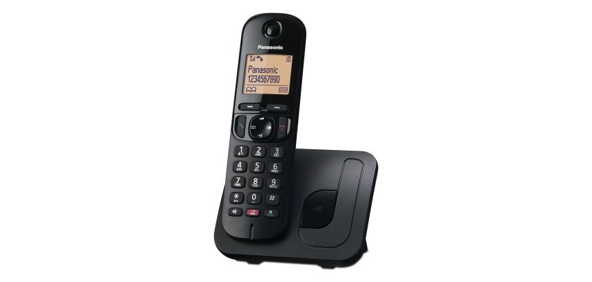 Panasonic KX-TGC250JTB telephone DECT telephone Caller ID Black