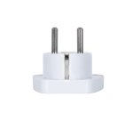 Rivacase PS4100 W00 power plug adapter Type C (Europlug) Type G (UK) White