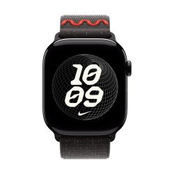 Apple Nike Sport Loop Bande Noir Nylon, Polyester recyclé, Spandex