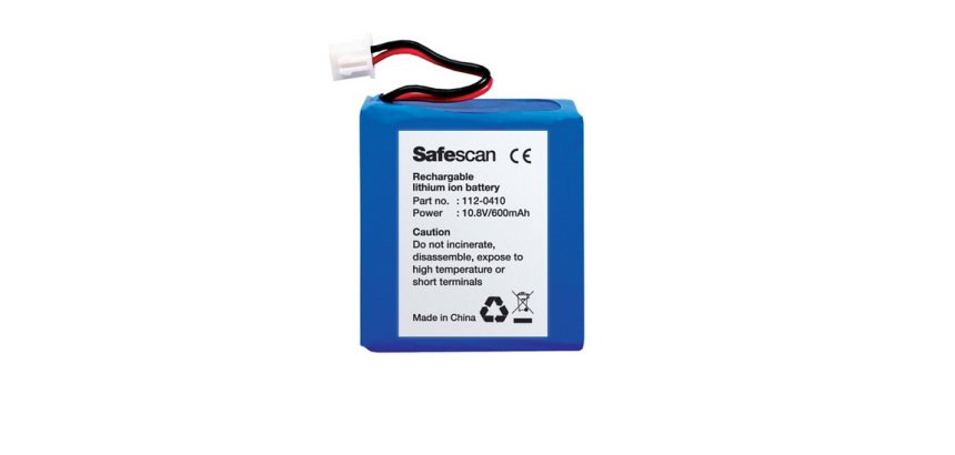Safescan LB-105 batteria ricaricabile industriale Ioni di Litio 600 mAh 10,8 V