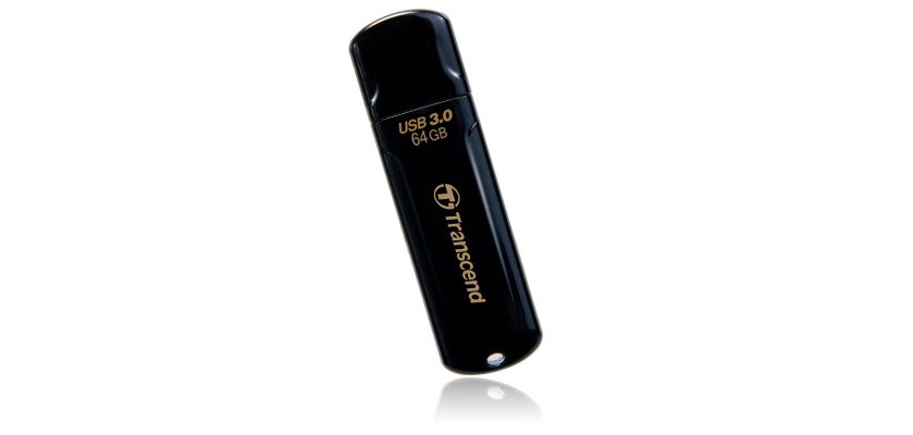 Transcend JetFlash elite 700 64GB USB 3.0 unità flash USB USB tipo A 3.2 Gen 1 (3.1 Gen 1) Nero