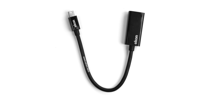 EKON Adaptateur HDMI / HDMI Adaptateur Mini DisplayPort - HDMI femelle