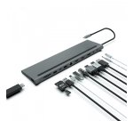 MCL MD1A99AZZUSB3C568 hub & concentrateur USB Type-C 5000 Mbit/s Aluminium