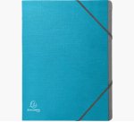 Trieur exacompta agrafe teksto polypropylene 3        rabats12 compartiments a4     assortiment