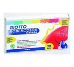 Giotto Astuccio 12 Gessi Policromi A Sezione Quadrata 12Mm, Lunghezza 90Mm Robercolor Carre'E