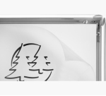 Cadre photo mural aluminium A3 - Argent