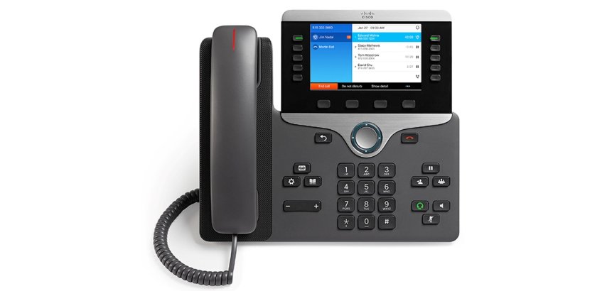 Cisco 8841 téléphone fixe Charbon de bois