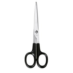 Lebez 4329 Art & Craft scissors, Office scissors, Universal Straight cut Black, Stainless steel