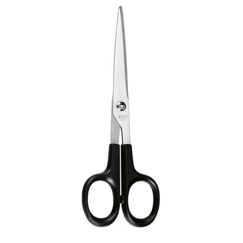 Lebez 4329 Art & Craft scissors, Office scissors, Universal Straight cut Black, Stainless steel