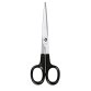 Lebez 4329 Art & Craft scissors, Office scissors, Universal Straight cut Black, Stainless steel