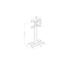 Erard 039050 Supporto TV a parete 190,5 cm (75")