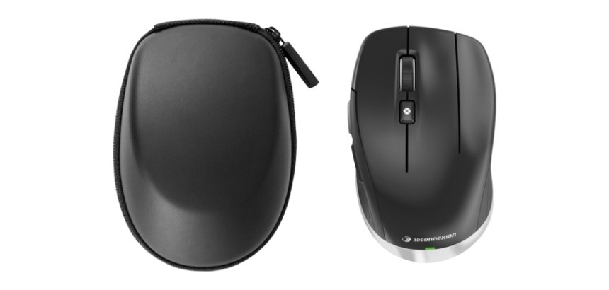 3Dconnexion CadMouse Compact souris Bureau Droitier RF Wireless + Bluetooth + USB Type-C Optique 7200 DPI