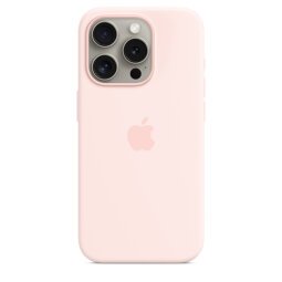 APPLE Coque iPhone Silicone MagSafe iPhone15 Pro - Rose