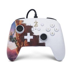 PowerA NSGP0031-01 mando y volante Negro, Marrón, Oro, Blanco USB Gamepad Analógico/Digital Nintendo Switch