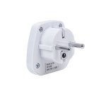 Rivacase PS4100 W00 power plug adapter Type C (Europlug) Type G (UK) White