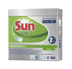 Lave-vaisselle sun tout en 1 en tablette boîte 100 unités