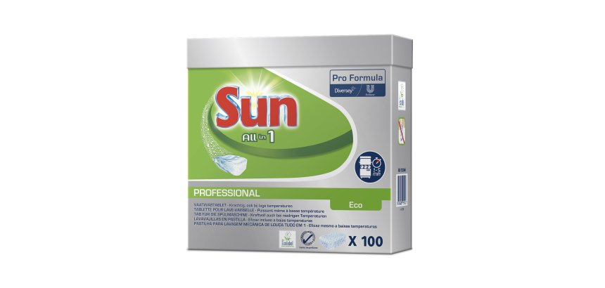 Lave-vaisselle sun tout en 1 en tablette boîte 100 unités