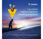 Varta Longlife Power, Batteria Alcalina, AA, Mignon, LR6, 1.5V, Blister da 4, Made in Germany