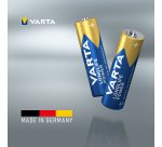 Varta Longlife Power, Batteria Alcalina, AA, Mignon, LR6, 1.5V, Blister da 4, Made in Germany