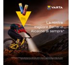 Varta Longlife Power, Batteria Alcalina, AA, Mignon, LR6, 1.5V, Blister da 4, Made in Germany