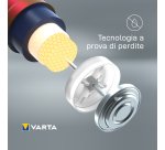 Varta Longlife Max Power, Batteria Alcalina, AAA, Micro, LR03, 1.5V, Blister da 4, Made in Germany