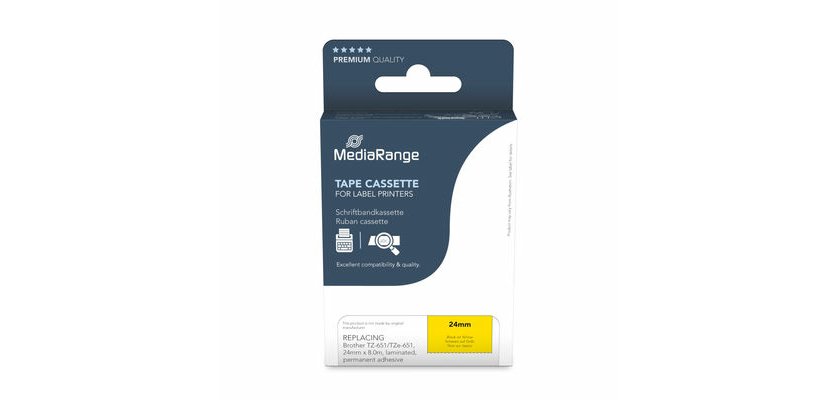 MediaRange MRBTZ651 labelprinter-tape