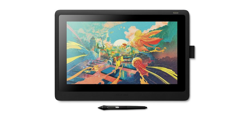 Wacom Cintiq 16 graphic tablet Black 5080 lpi 344.16 x 193.59 mm