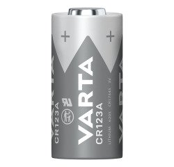 Varta LITHIUM Cylindrical CR123A, CR17345 (Batteria a celle rotonde, 3V) Blister da 1