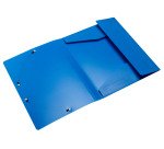 Chemises à élastiques 3 rabats PP recyclé Opak - Bleu clair