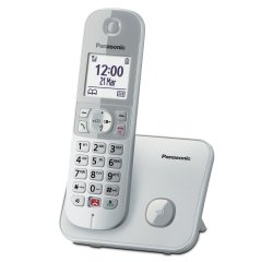 Panasonic KX-TG6851JTS telephone DECT telephone Caller ID Silver