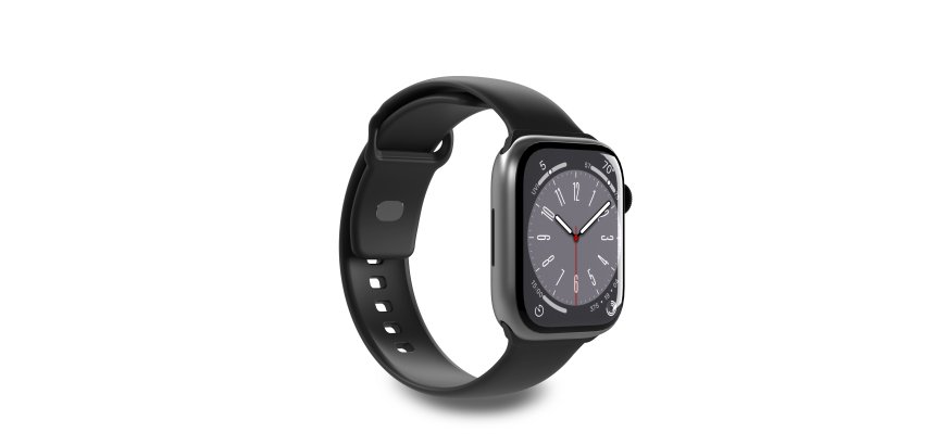 SBS Bracelet pour montre App Watch Noir- boîtier 38-40-41