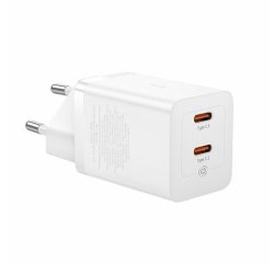 Baseus GaN5 Pro 40W Universal Blanco Corriente alterna Carga rápida Interior