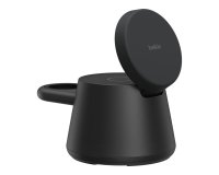 Belkin WIZ052kqBK Smartphone, Casque, Smartwatch Noir USB Recharge sans fil Charge rapide Intérieure