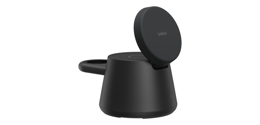 Belkin WIZ052kqBK Smartphone, Casque, Smartwatch Noir USB Recharge sans fil Charge rapide Intérieure